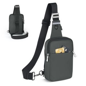 Upgraded Waterproof Sling Bag With Rfid Blocking & Anti-Theft Desn - T_T